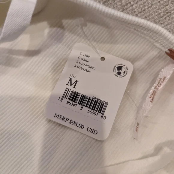 NWT Free People Have my Heart Crop Top - Picture 4 of 7